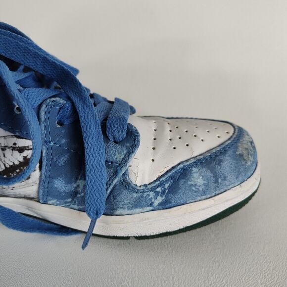 Air Jordan 1 Retro Alpha White University Blue 8 Men (Read Description) - Picture 9 of 14